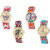 Neutron Latest Fashionable Butterfly, Paris Eiffel Tower And Elephant Analogue Multi Color Color Girls And Women Watch - G139-G144-G158-G315 (Combo Of  4 )