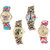 Neutron Latest Collection Butterfly, Paris Eiffel Tower And Elephant Analogue Multi Color Color Girls And Women Watch - G137-G145-G156-G317 (Combo Of  4 )