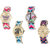 Neutron Treading Traditional Butterfly, Paris Eiffel Tower And Elephant Analogue Multi Color Color Girls And Women Watch - G139-G143-G160-G318 (Combo Of  4 )