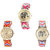 Neutron Best Wrist  Elephant Analogue Multi Color Color Girls And Women Watch - G163-G165-G312 (Combo Of  3 )