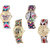 Neutron Latest 3D Design Butterfly, Paris Eiffel Tower And Elephant Analogue Multi Color Color Girls And Women Watch - G130-G153-G156-G316 (Combo Of  4 )