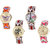 Neutron Latest Italian Designer Butterfly, Paris Eiffel Tower And Elephant Analogue Multi Color Color Girls And Women Watch - G131-G151-G162-G317 (Combo Of  4 )