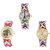 Neutron Treading Unique Paris Eiffel Tower And Elephant Analogue Multi Color Color Girls And Women Watch - G148-G163-G313 (Combo Of  3 )