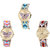 Neutron New Present Butterfly Analogue Multi Color Color Girls And Women Watch - G136-G142-G316 (Combo Of  3 )