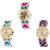 Neutron Brand New Stylish Elephant Analogue Multi Color Color Girls And Women Watch - G154-G314-G318 (Combo Of  3 )