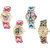 Neutron Treading Present Butterfly, Paris Eiffel Tower And Elephant Analogue Multi Color Color Girls And Women Watch - G139-G149-G163-G166 (Combo Of  4 )