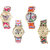 Neutron New Formal Butterfly, Paris Eiffel Tower And Elephant Analogue Multi Color Color Girls And Women Watch - G139-G144-G312-G166 (Combo Of  4 )