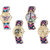 Neutron Modern High Quality Butterfly, Paris Eiffel Tower And Elephant Analogue Multi Color Color Girls And Women Watch - G130-G153-G311-G318 (Combo Of  4 )