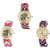 Neutron Latest Stylish Elephant Analogue Multi Color Color Girls And Women Watch - G158-G163-G318 (Combo Of  3 )