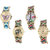 Neutron Modern Chronograph Butterfly, Paris Eiffel Tower And Elephant Analogue Multi Color Color Girls And Women Watch - G136-G145-G157-G166 (Combo Of  4 )