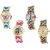 Neutron Modern Present Butterfly, Paris Eiffel Tower And Elephant Analogue Multi Color Color Girls And Women Watch - G136-G145-G163-G166 (Combo Of  4 )