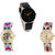 Neutron Contemporary Party Wedding Elephant Analogue Black And Multi Color Color Girls And Women Watch - G174-G154-G316 (Combo Of  3 )