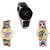 Neutron Brand New Casual Butterfly And Elephant Analogue Black And Multi Color Color Girls And Women Watch - G174-G133-G159 (Combo Of  3 )