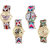 Neutron Best Stylish Butterfly, Paris Eiffel Tower And Elephant Analogue Multi Color Color Girls And Women Watch - G138-G143-G159-G167 (Combo Of  4 )