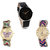 Neutron Brand New Fashionable Butterfly Analogue Black And Multi Color Color Girls And Women Watch - G174-G133-G318 (Combo Of  3 )