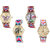 Neutron Latest Model Butterfly, Paris Eiffel Tower And Elephant Analogue Multi Color Color Girls And Women Watch - G134-G147-G154-G319 (Combo Of  4 )