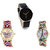 Neutron Brand New Technology Butterfly And Paris Eiffel Tower Analogue Black And Multi Color Color Girls And Women Watch - G174-G134-G146 (Combo Of  3 )