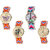 Neutron Best Quartz Butterfly, Paris Eiffel Tower And Elephant Analogue Multi Color Color Girls And Women Watch - G131-G143-G155-G165 (Combo Of  4 )