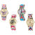 Neutron Classical Wrist  Butterfly, Paris Eiffel Tower And Elephant Analogue Multi Color Color Girls And Women Watch - G142-G150-G163-G313 (Combo Of  4 )