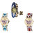 Neutron Latest Professional Butterfly Analogue Blue And Multi Color Color Girls And Women Watch - G59-G136-G138 (Combo Of  3 )