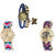 Neutron Brand New Love Butterfly And Elephant Analogue Blue And Multi Color Color Girls And Women Watch - G59-G164-G311 (Combo Of  3 )