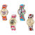 Neutron Modern Exclusive Butterfly, Paris Eiffel Tower And Elephant Analogue Multi Color Color Girls And Women Watch - G131-G150-G163-G316 (Combo Of  4 )