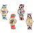 Neutron New Heart Butterfly, Paris Eiffel Tower And Elephant Analogue Multi Color Color Girls And Women Watch - G136-G151-G155-G313 (Combo Of  4 )