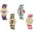 Neutron Contemporary Analogue Butterfly, Paris Eiffel Tower And Elephant Analogue Multi Color Color Girls And Women Watch - G140-G149-G157-G317 (Combo Of  4 )