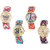 Neutron Latest Quartz Butterfly, Paris Eiffel Tower And Elephant Analogue Multi Color Color Girls And Women Watch - G139-G144-G161-G318 (Combo Of  4 )