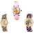 Neutron Contemporary Quartz Barbie Doll And Elephant Analogue Pink And Multi Color Color Girls And Women Watch - G7-G166-G311 (Combo Of  3 )