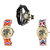 Neutron Brand New Collegian Butterfly And Elephant Analogue Black And Multi Color Color Girls And Women Watch - G58-G155-G159 (Combo Of  3 )
