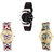 Neutron Contemporary Present Butterfly And Elephant Analogue Black And Multi Color Color Girls And Women Watch - G8-G135-G157 (Combo Of  3 )