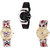 Neutron Latest Rich Butterfly Analogue Black And Multi Color Color Girls And Women Watch - G8-G135-G316 (Combo Of  3 )