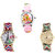 Neutron Modern Quartz Barbie Doll And Paris Eiffel Tower Analogue Pink And Multi Color Color Girls And Women Watch - G7-G147-G167 (Combo Of  3 )
