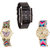 Neutron Latest Quartz Butterfly Analogue Black And Multi Color Color Girls And Women Watch - G12-G132-G164 (Combo Of  3 )