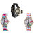 Neutron Brand New Fashion Butterfly And Paris Eiffel Tower Analogue Black And Multi Color Color Girls And Women Watch - G58-G143-G310 (Combo Of  3 )