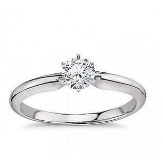                       Diamond Silver Plated Ring Unheated Precious Beautiful Diamond Si                                              