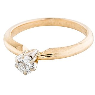                       100 Natural Diamond Gold Plated Ring IGL Certified Diamond Ring For Wedding  Party By CEYLONMINE                                              