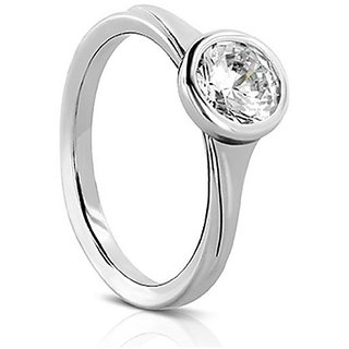                       100 Natural Diamond Silver Plated Ring IGL Certified Diamond Ring For Astrological Purpose By CEYLONMINE                                              