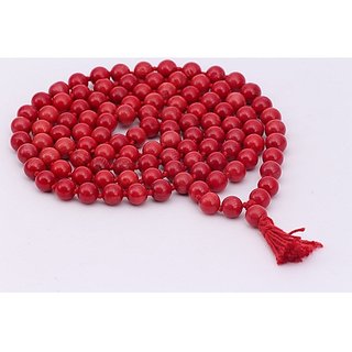CEYLONMINE Natural Coral Beads mala Original lab certified beads mala CEYLONMINE Natural Coral Beads mala Original lab certified beads mala