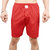 Neska Moda Men Elasticated Cotton Red Boxer With 1 Back Pocket XB152