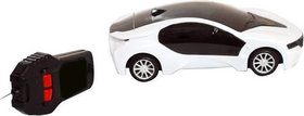 LED Light Radio Control 3D Lightning Fast Modern Car Toys Battery, (Multicolor)