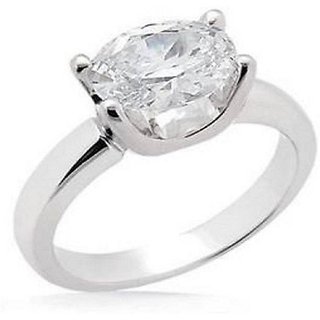                       CEYLONMINE Natural American Diamond Ring with original  unheated silver  Diamond Stone Ring                                              