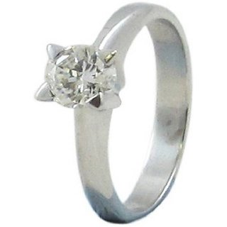                       CEYLONMINE Natural and lab certified American Diamond Ring With Diamond Stone                                              
