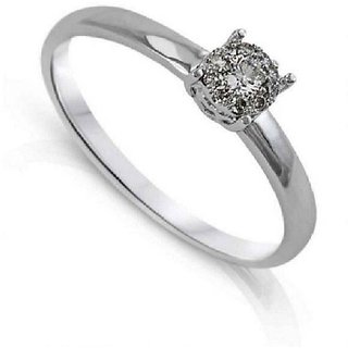                      Ceylonmine Natural And American Diamond Ring With Diamond Sto                                              
