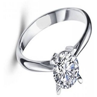                       Ceylonmine Natural Diamond Ring Certified Gemstone Ring Silver Ri                                              