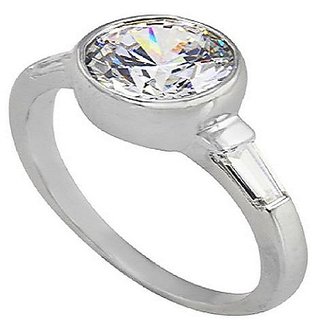                       Ceylonmine Natural Diamond Ring Certified Gemstone Ring Silver Ri                                              