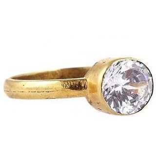                       Diamond Ring Original & natural diamond gemstone gold plated ring by Ceylonmine                                              