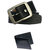 Manan fashion  black wallet   Belt for men ( pack of 2 )