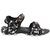 NXGEN Mens Black Atheletic Outdoor Floaters Sports Sandals